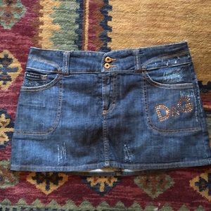 D&G denim skirt